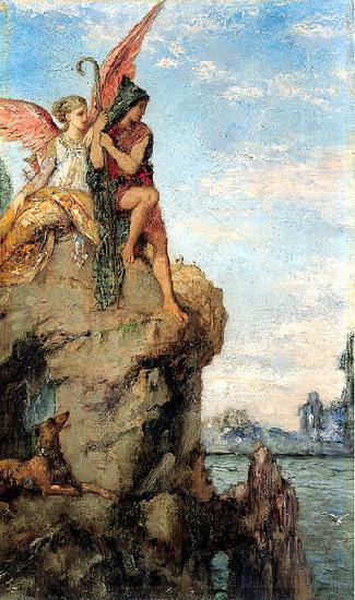 Gustave Moreau Hesiod and the Muses Norge oil painting art